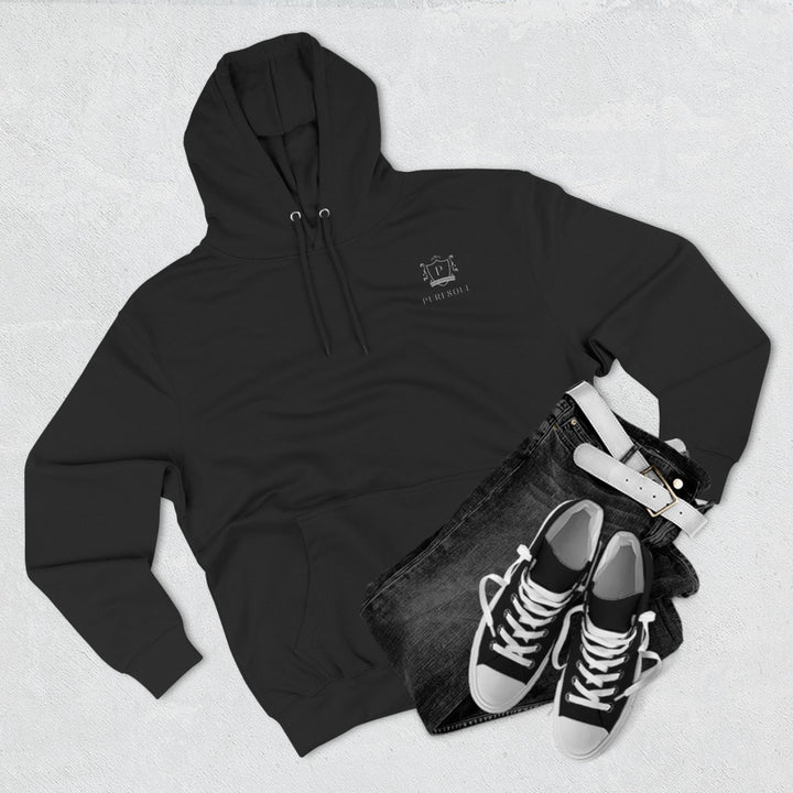 PureSoul Black/White custom hoodie